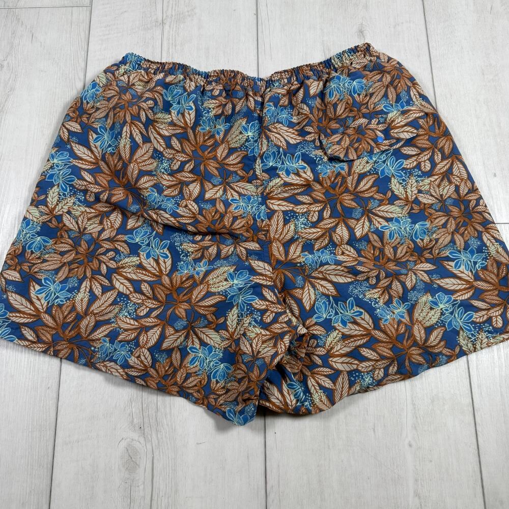 Patagonia Baggies Shorts 5" Hevea Leaves Blue Mesh Swim Trunks Men’s Medium - Picture 3 of 7